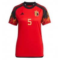 Camiseta Bélgica Jan Vertonghen #5 Primera Equipación para mujer Mundial 2022 manga corta